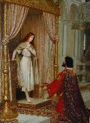 Edmund Blair Leighton The King and the Beggar maid oil on canvas